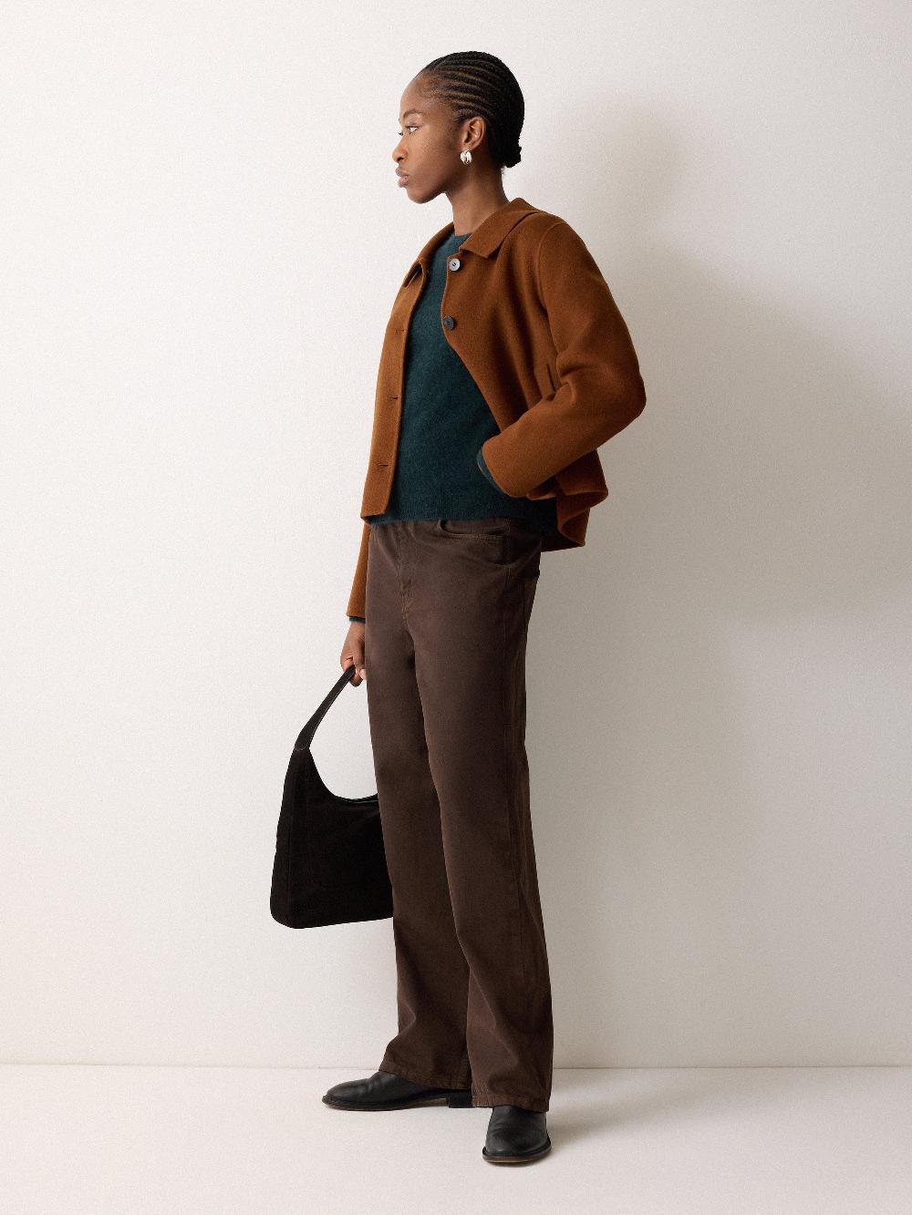 Jigsaw Halo Cashmere Jumper Dark Green