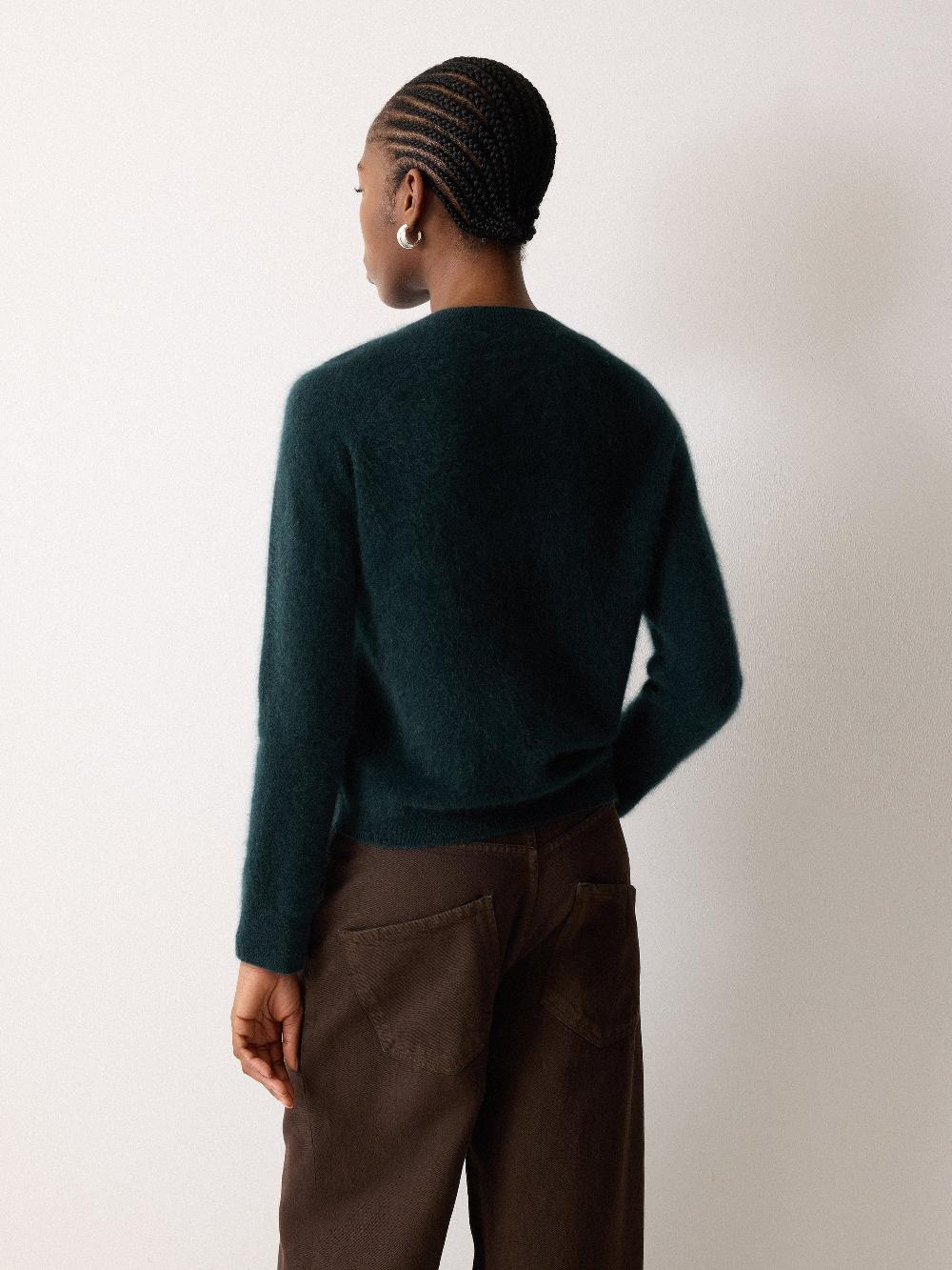 Jigsaw Halo Cashmere Jumper Dark Green