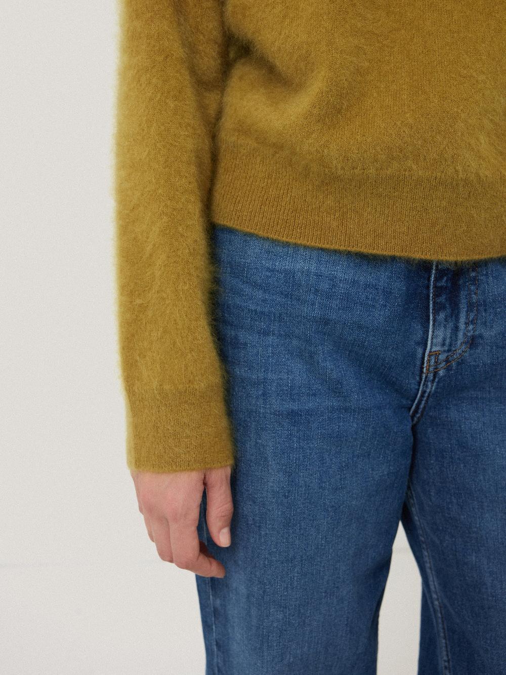 Jigsaw Halo Cashmere Jumper Green