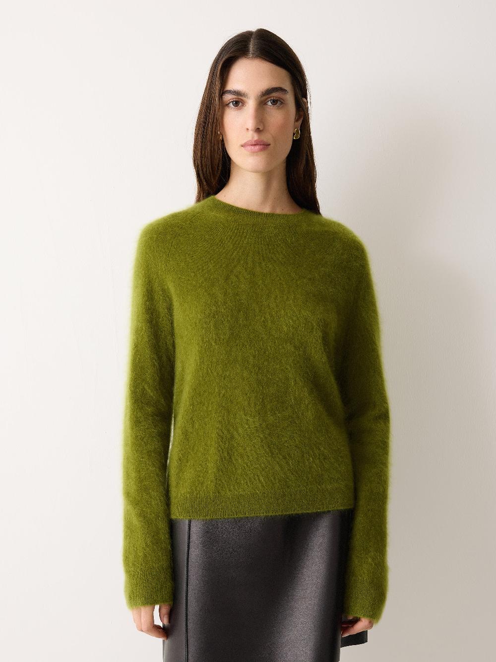 jigsaw Halo Cashmere Jumper Green
