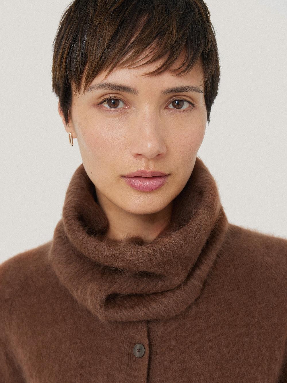 jigsaw Halo Cashmere Snood Ginger