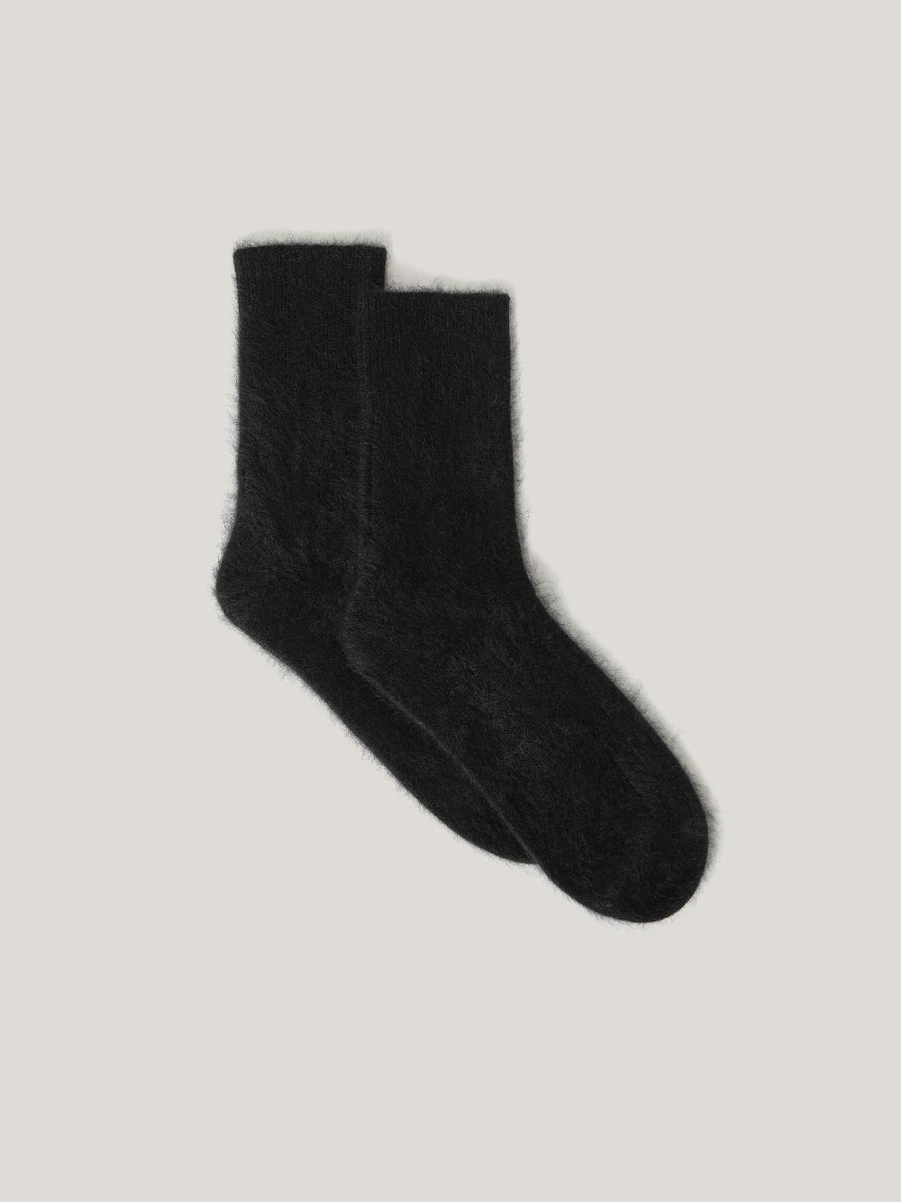 jigsaw Halo Cashmere Sock Black