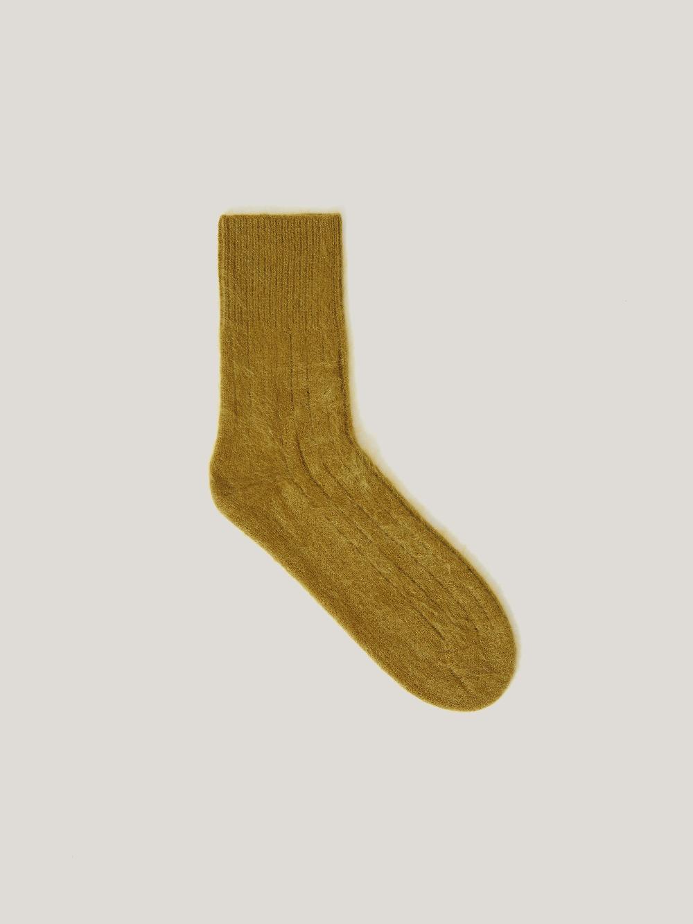 Jigsaw Halo Cashmere Sock Green