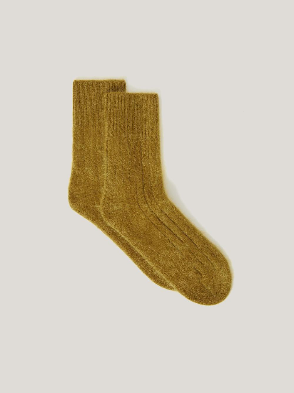 jigsaw Halo Cashmere Sock Green