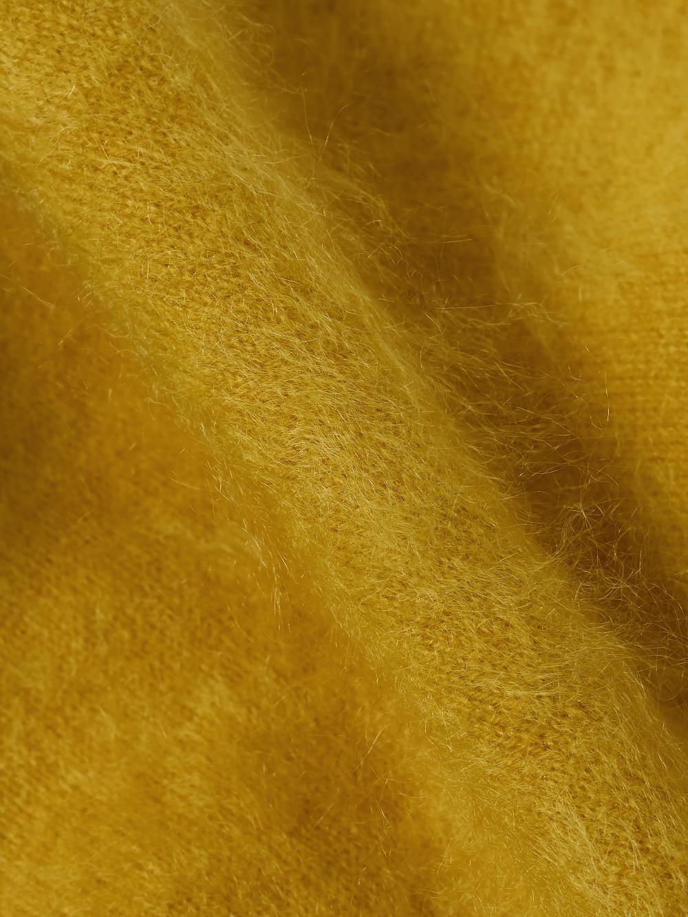 Jigsaw Halo Cashmere Triangle Scarf Mustard