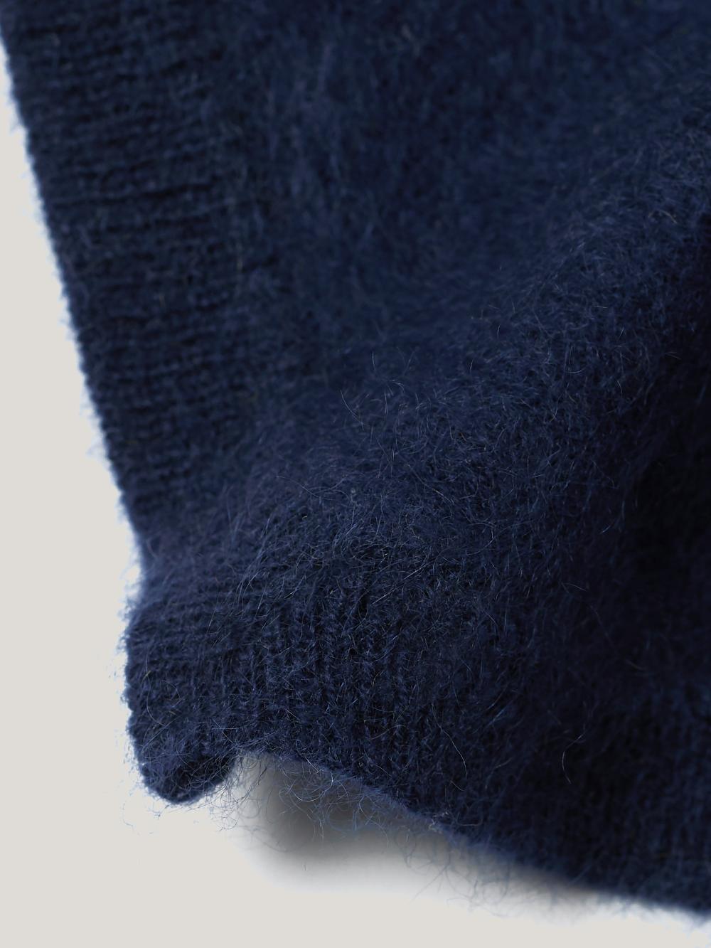 Jigsaw Halo Cashmere Triangle Scarf Navy
