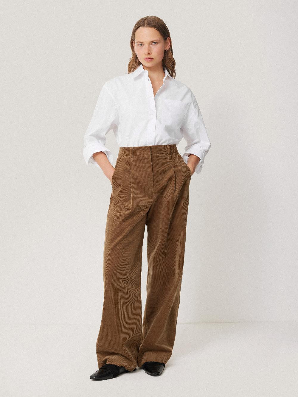 Jigsaw Heritage Cotton Relaxed Shirt White