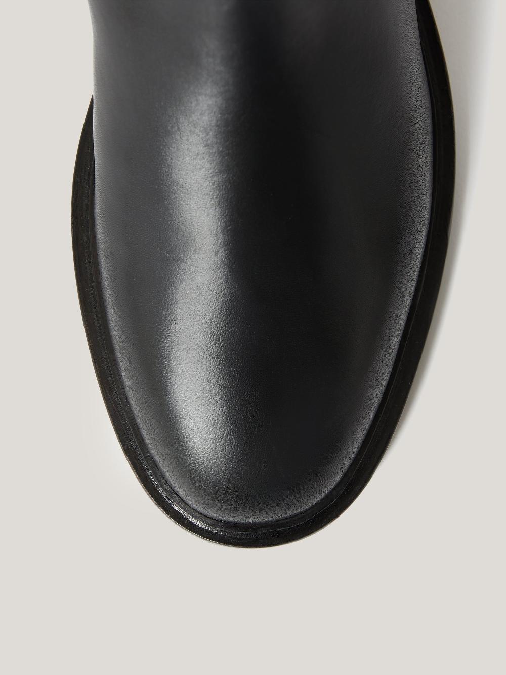 Jigsaw Heritage Leather Riding Boot Black