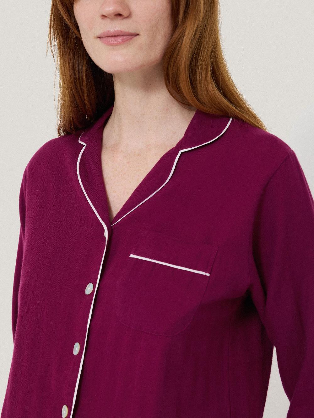 Jigsaw Herringbone Pyjamas PINK