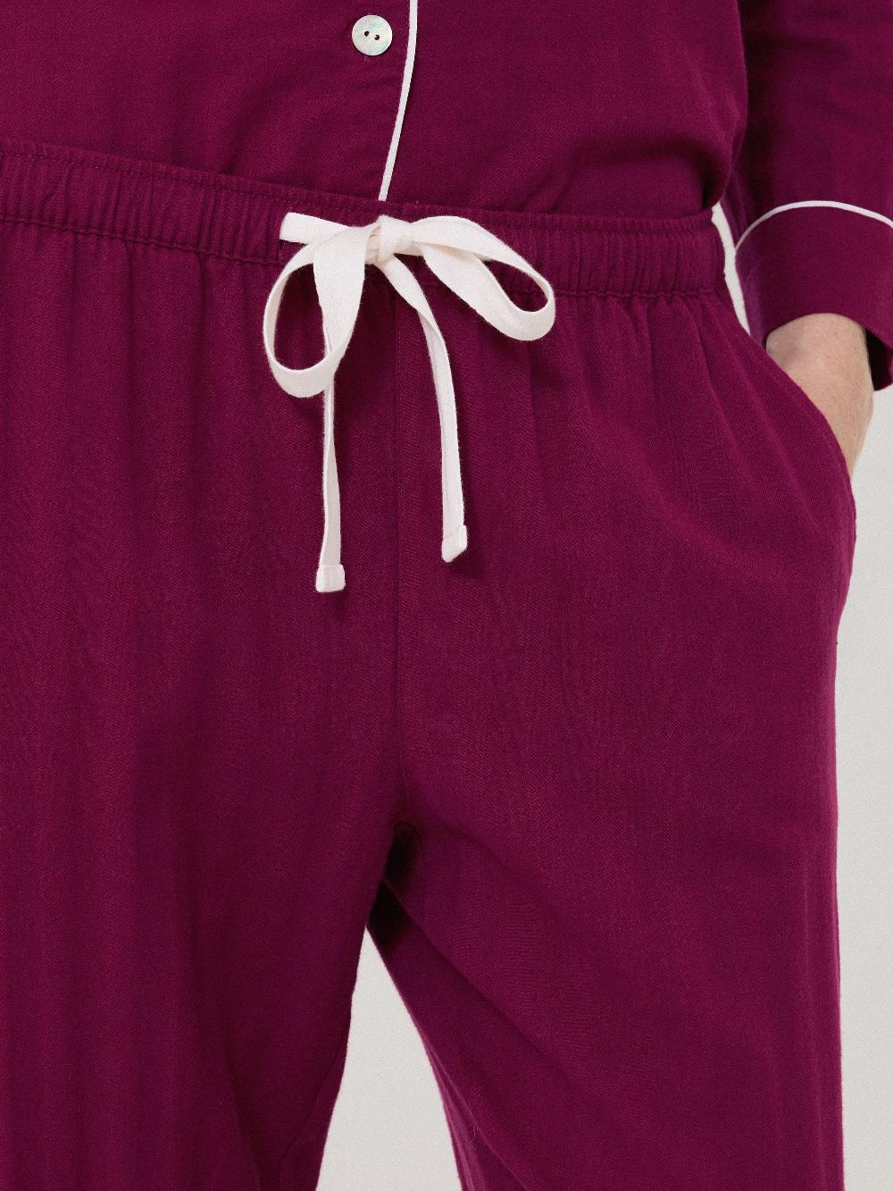 Jigsaw Herringbone Pyjamas PINK