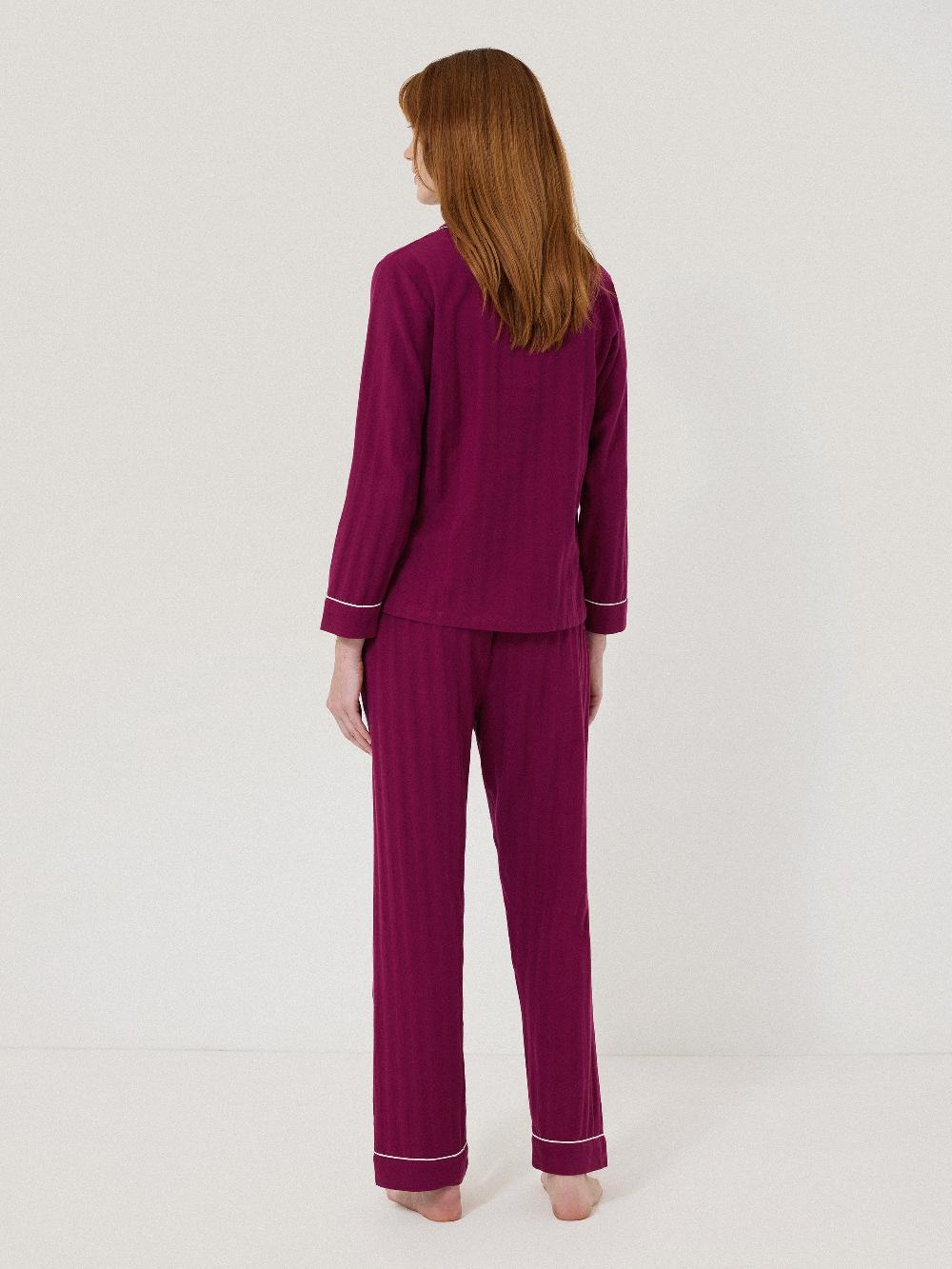 Jigsaw Herringbone Pyjamas PINK