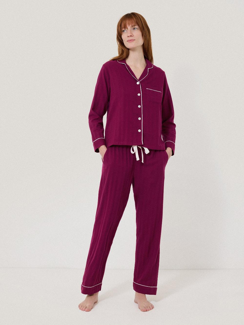 jigsaw Herringbone Pyjamas PINK