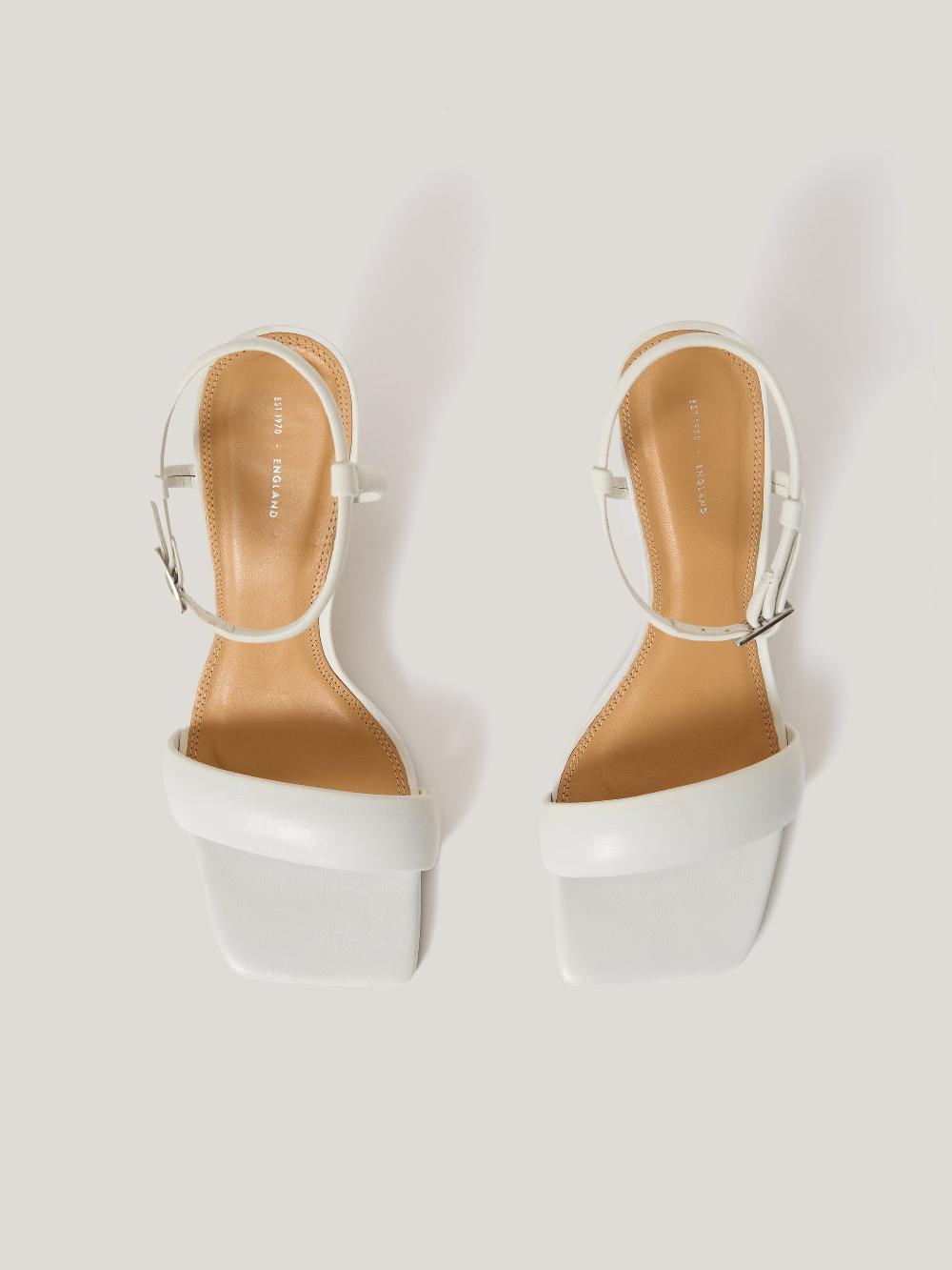 Jigsaw Iris Heel White