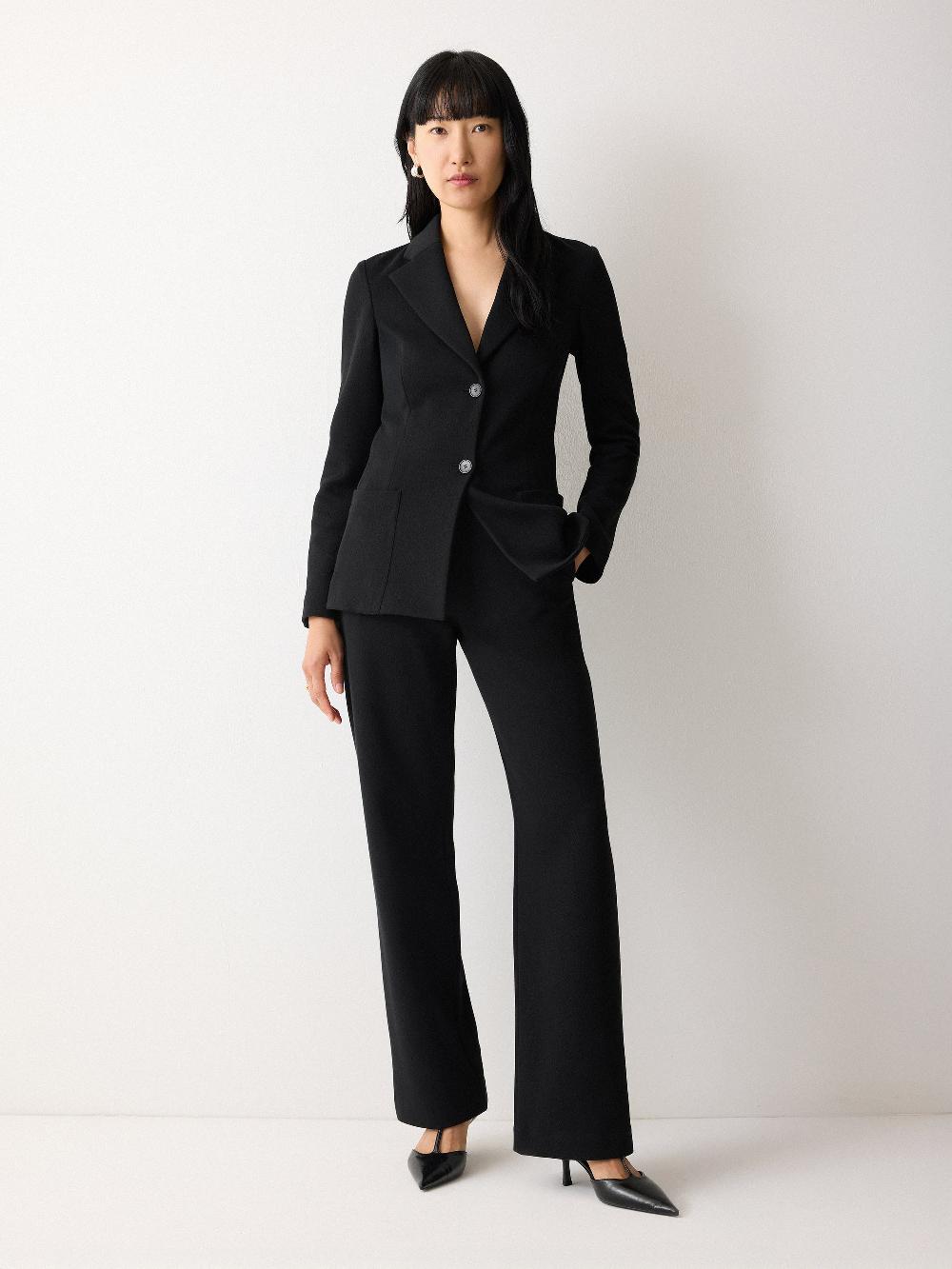 jigsaw Jersey Blake Trouser Black