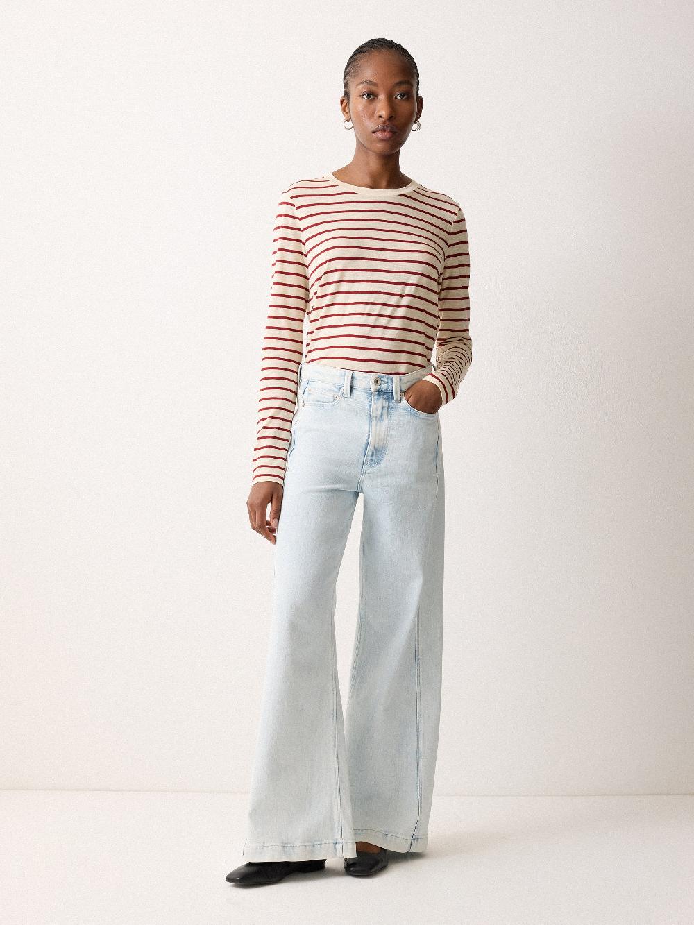 jigsaw Keller Seam Detail Jean Light Blue Wash