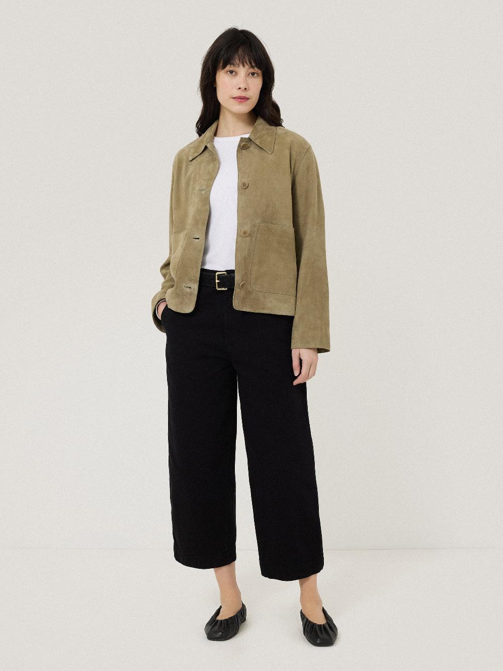 Jigsaw Kensington Barrel Leg Jean Black