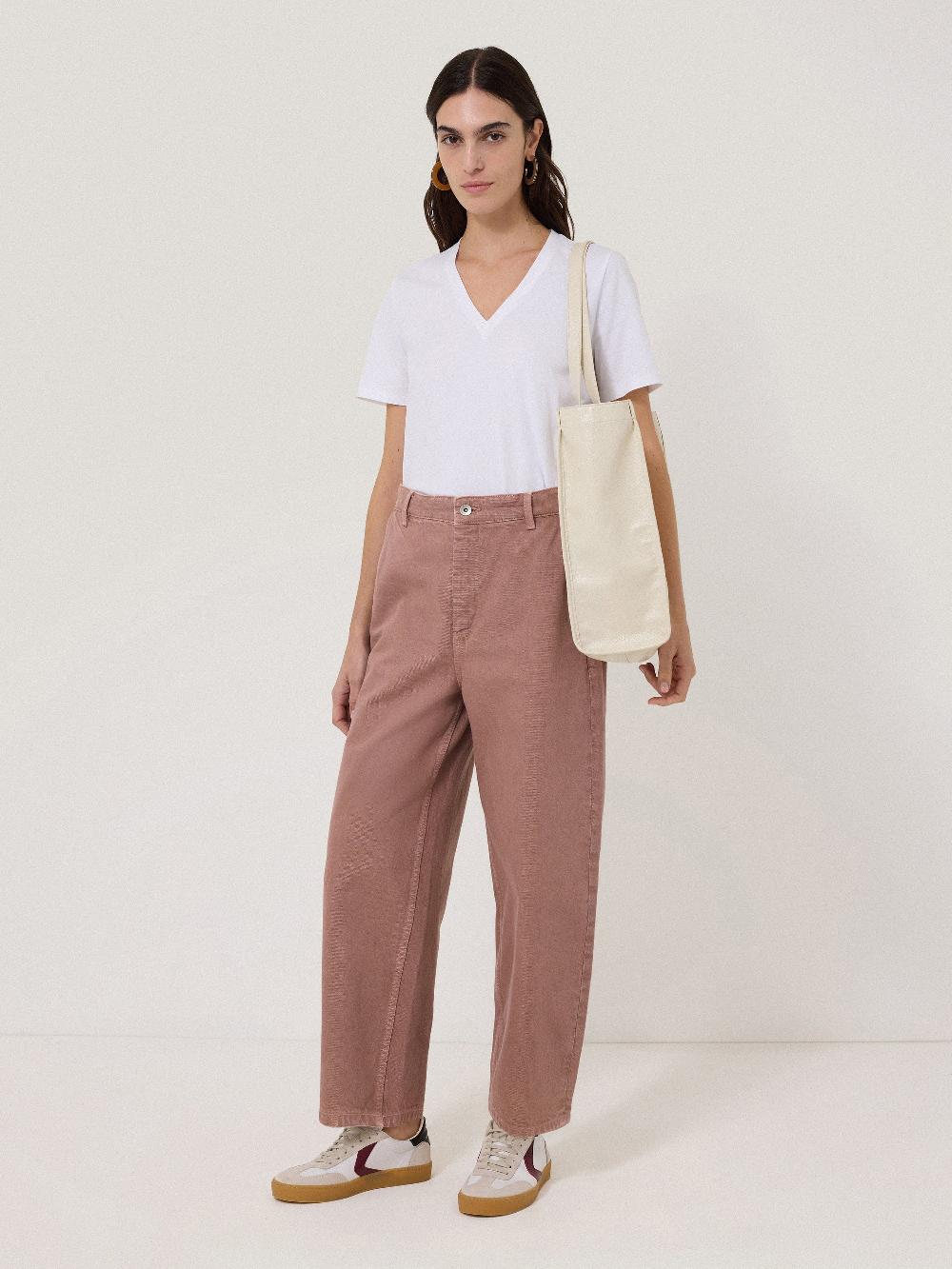 Jigsaw Kensington Barrel Leg Jean Washed PInk