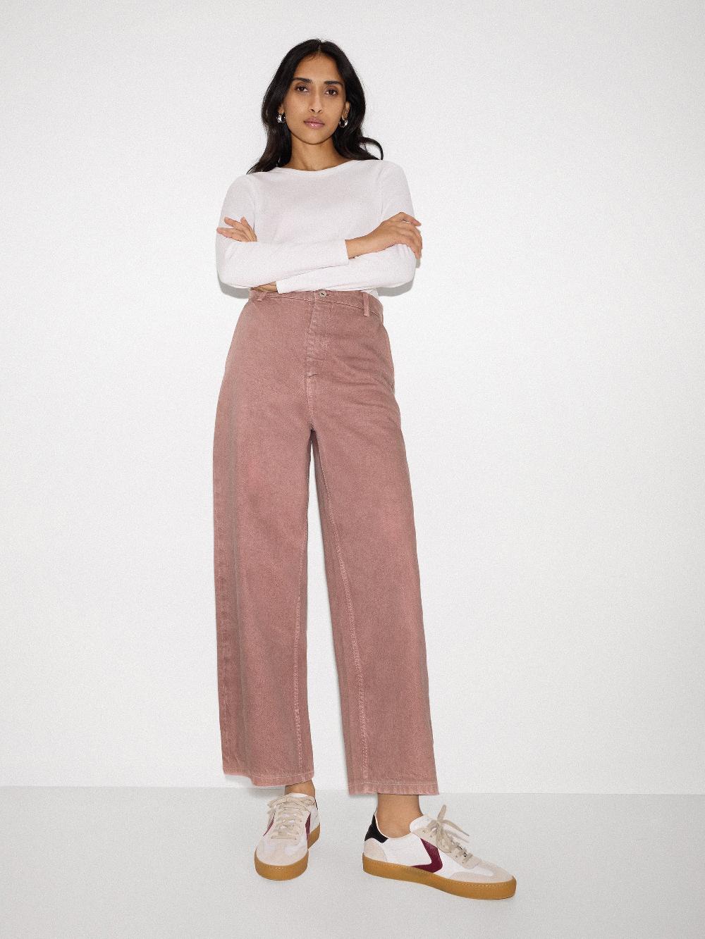 jigsaw Kensington Barrel Leg Jean Washed PInk