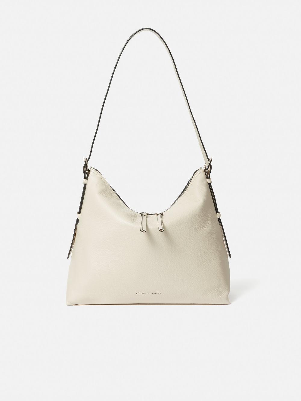 jigsaw Large Trafalgar Shoulder Bag White