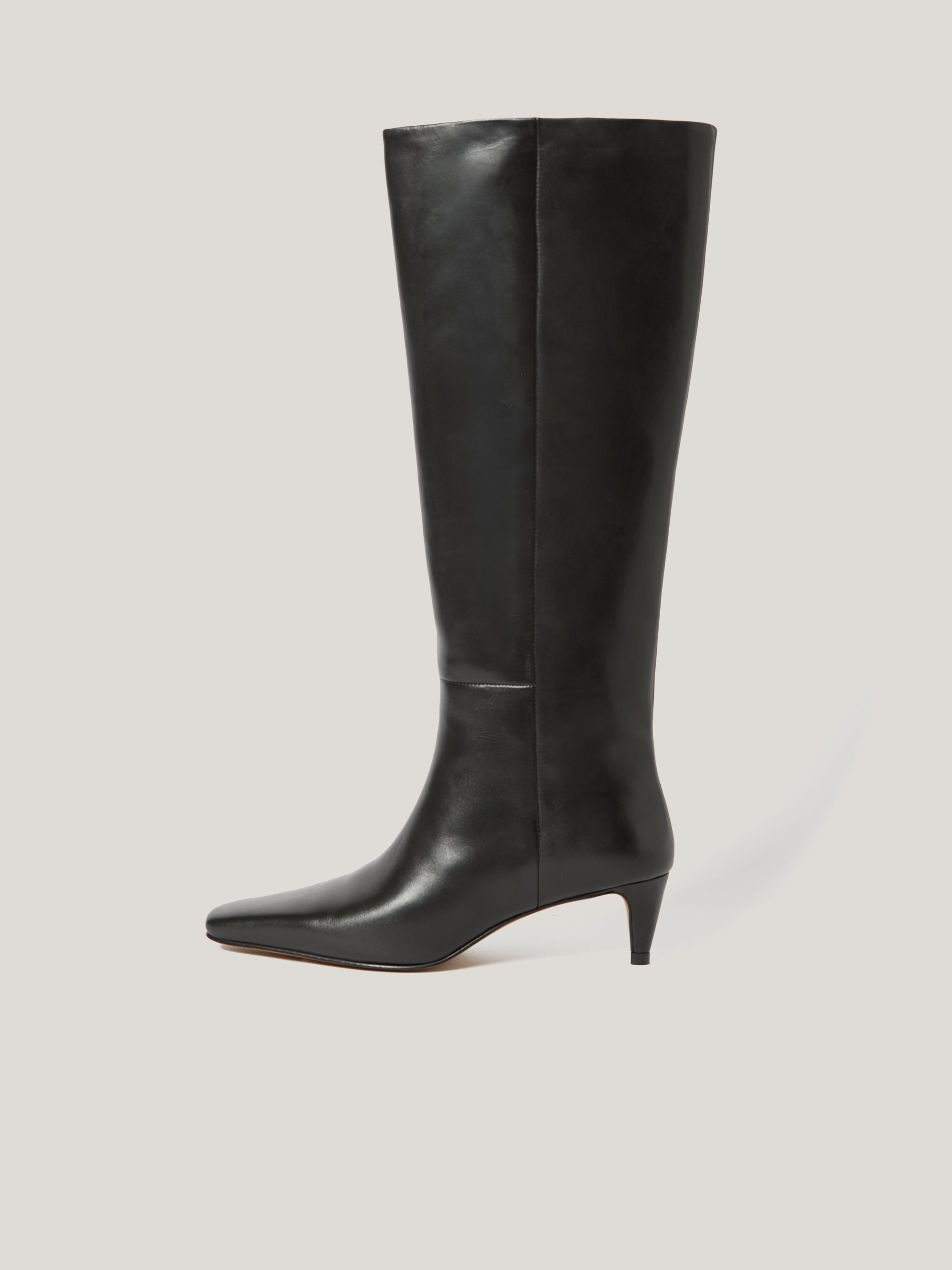 jigsaw Leather Bobbi Knee High Boot Black