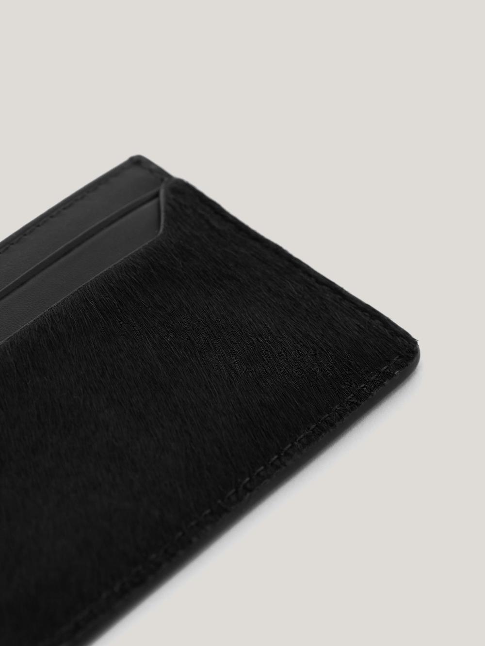 Jigsaw Leather Card Holder Black