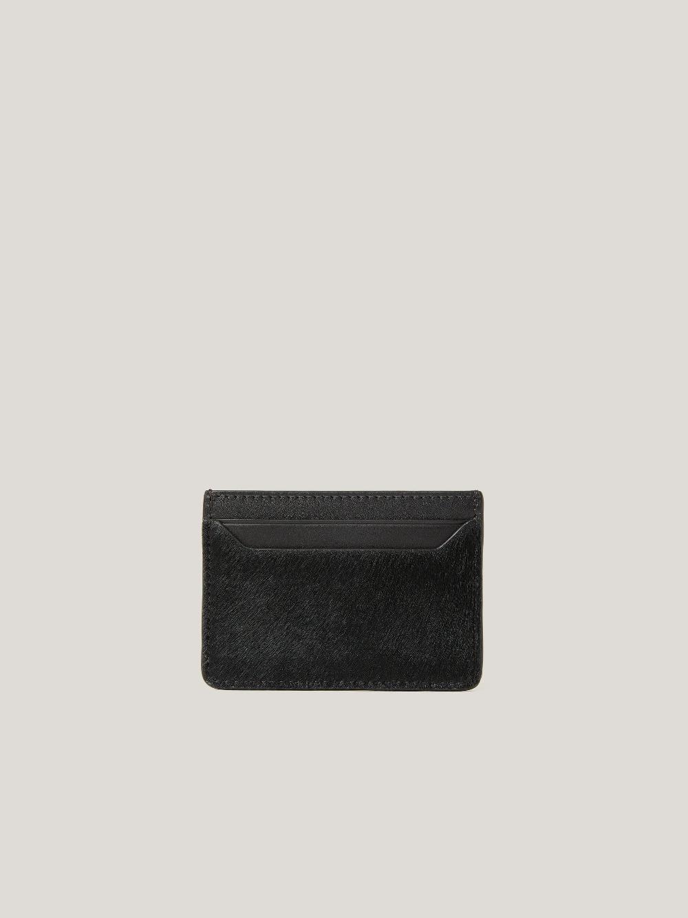 jigsaw Leather Card Holder Black