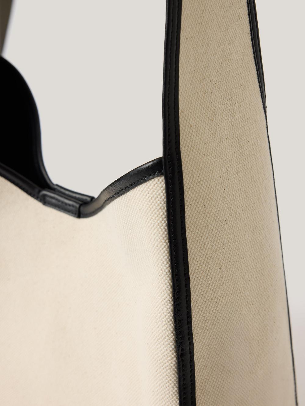 Jigsaw Leather Trim Canvas Heckfield Natural