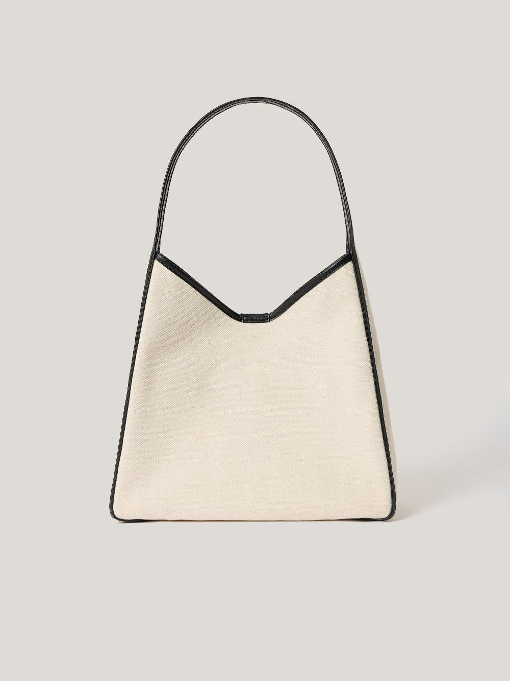 Jigsaw Leather Trim Canvas Heckfield Natural