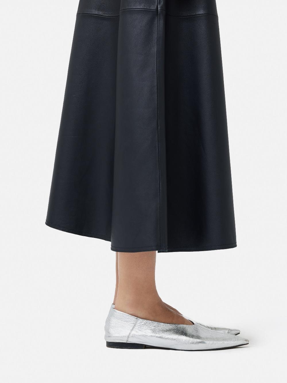 Jigsaw Linnie Flat Pointed Ballerina Silver