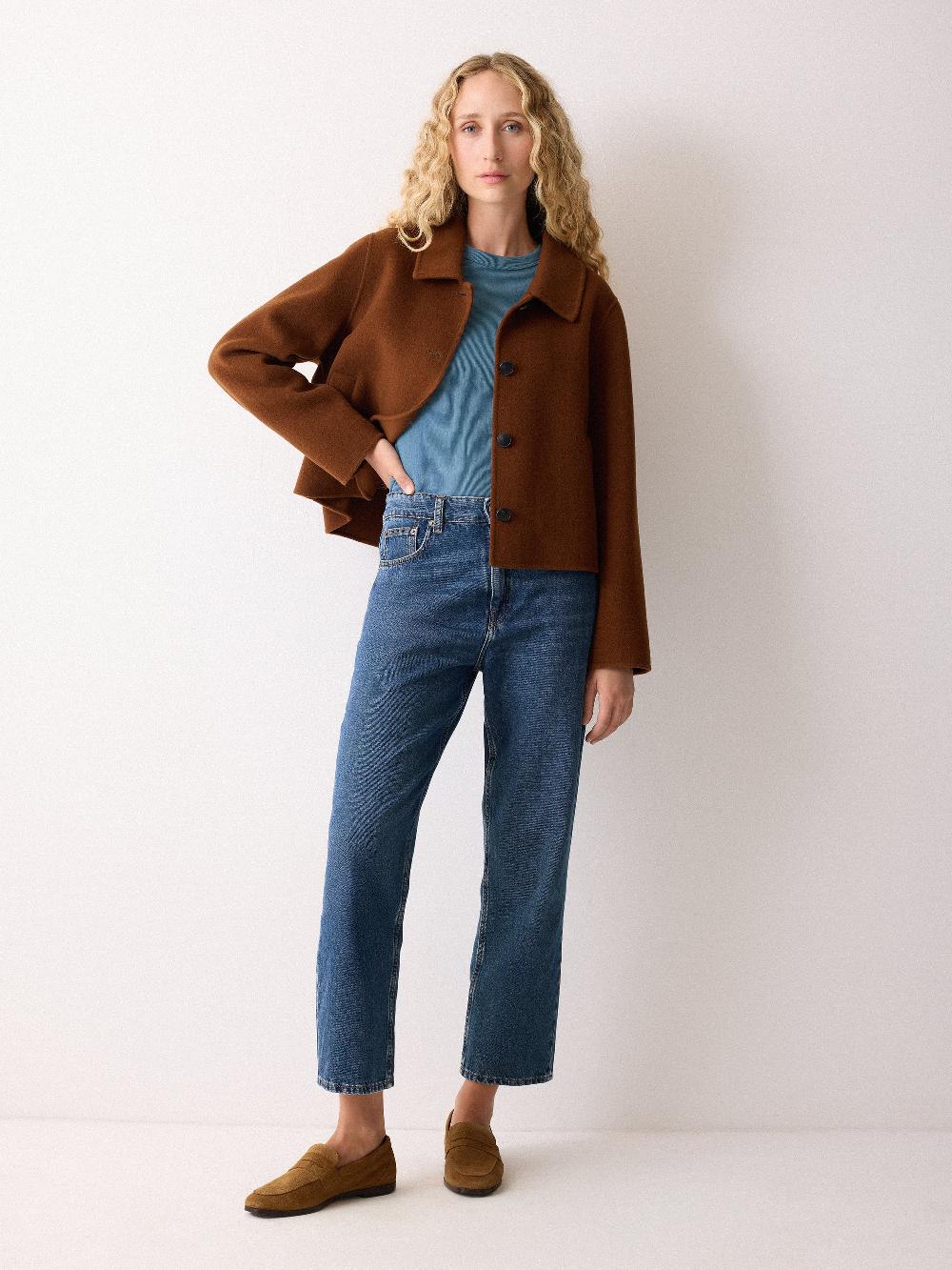 Jigsaw Long Sleeve Fine Cotton Baby Tee Blue