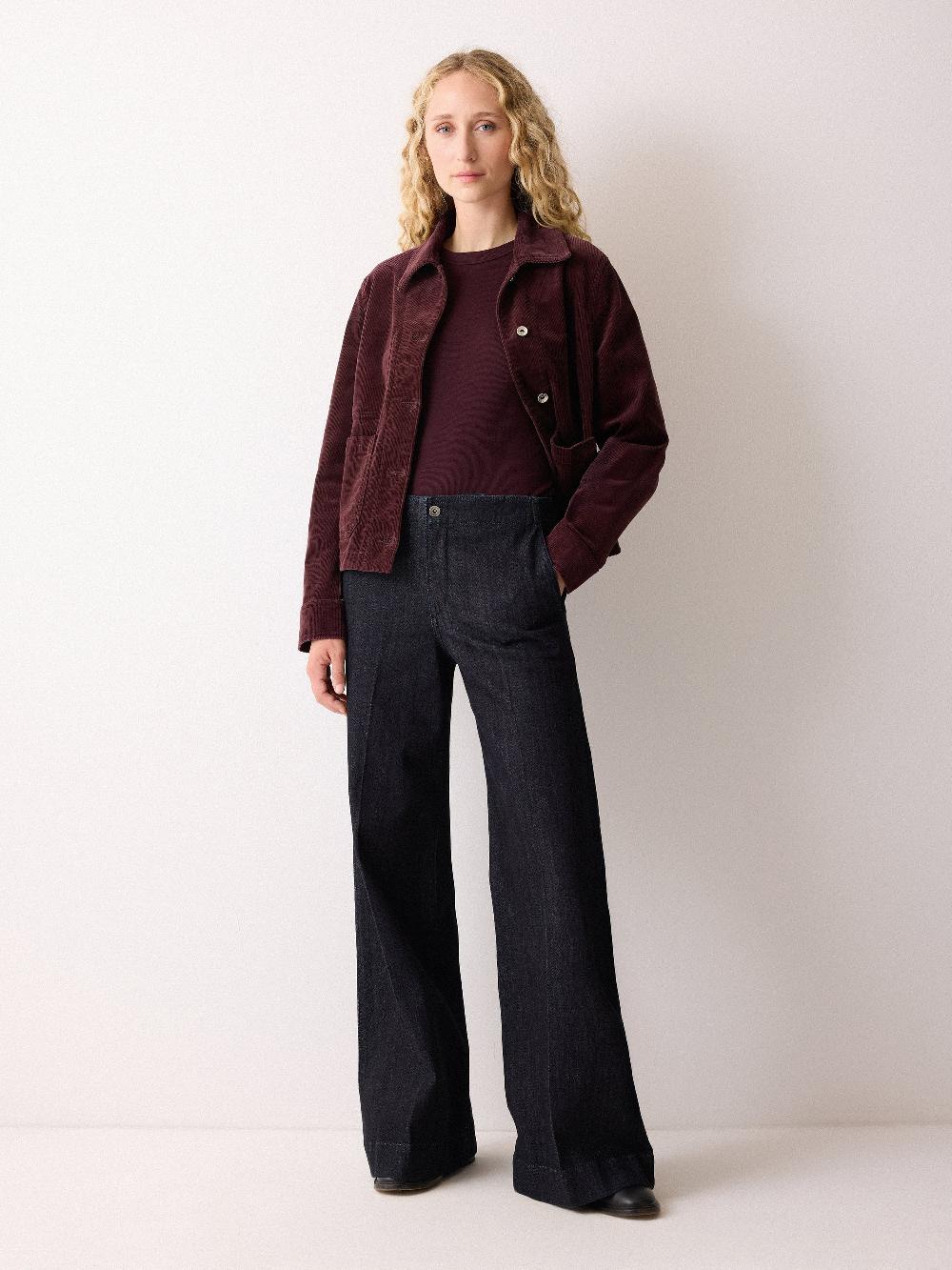 Jigsaw Long Sleeve Fine Cotton Baby Tee Purple