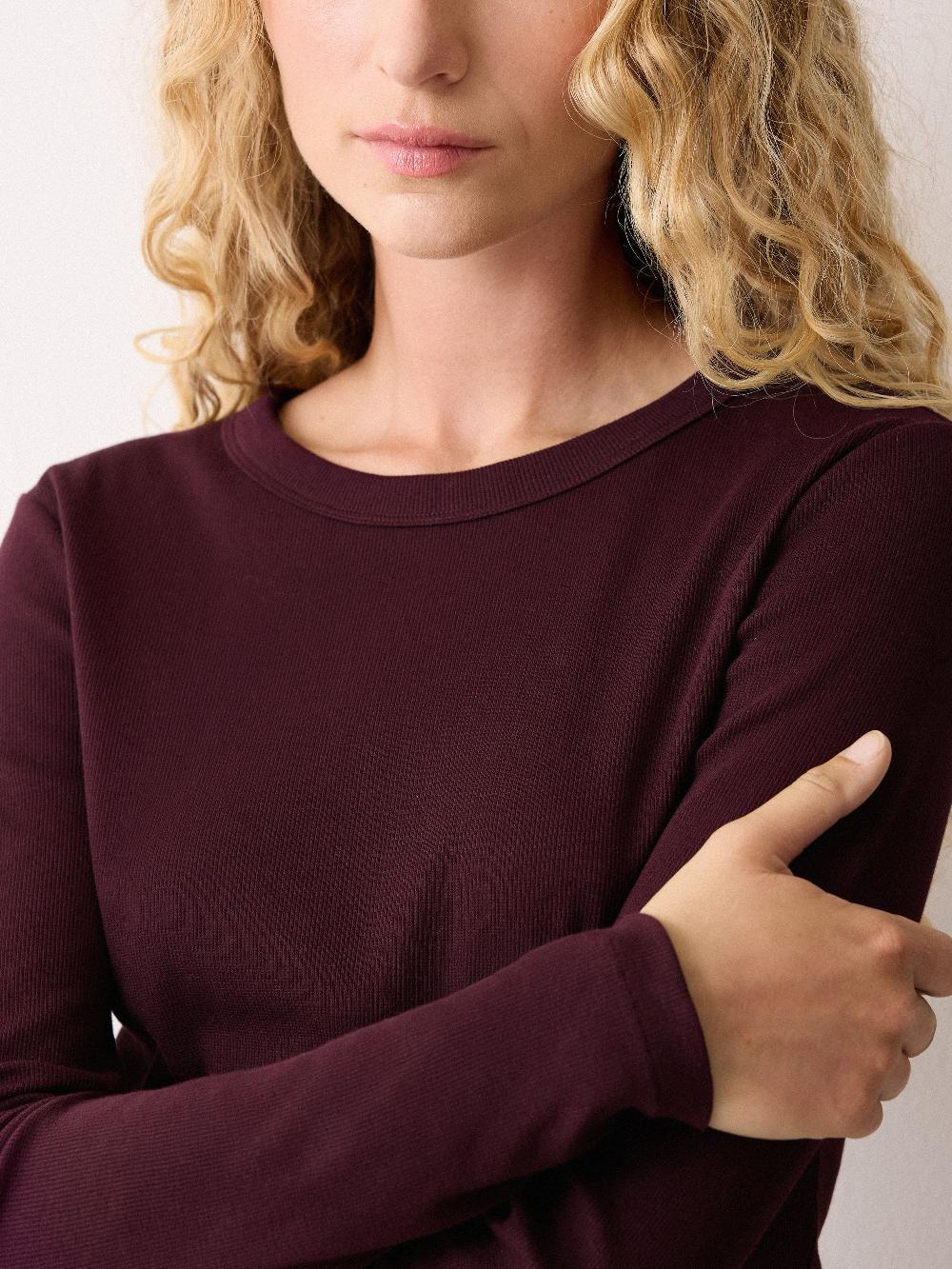 Jigsaw Long Sleeve Fine Cotton Baby Tee Purple