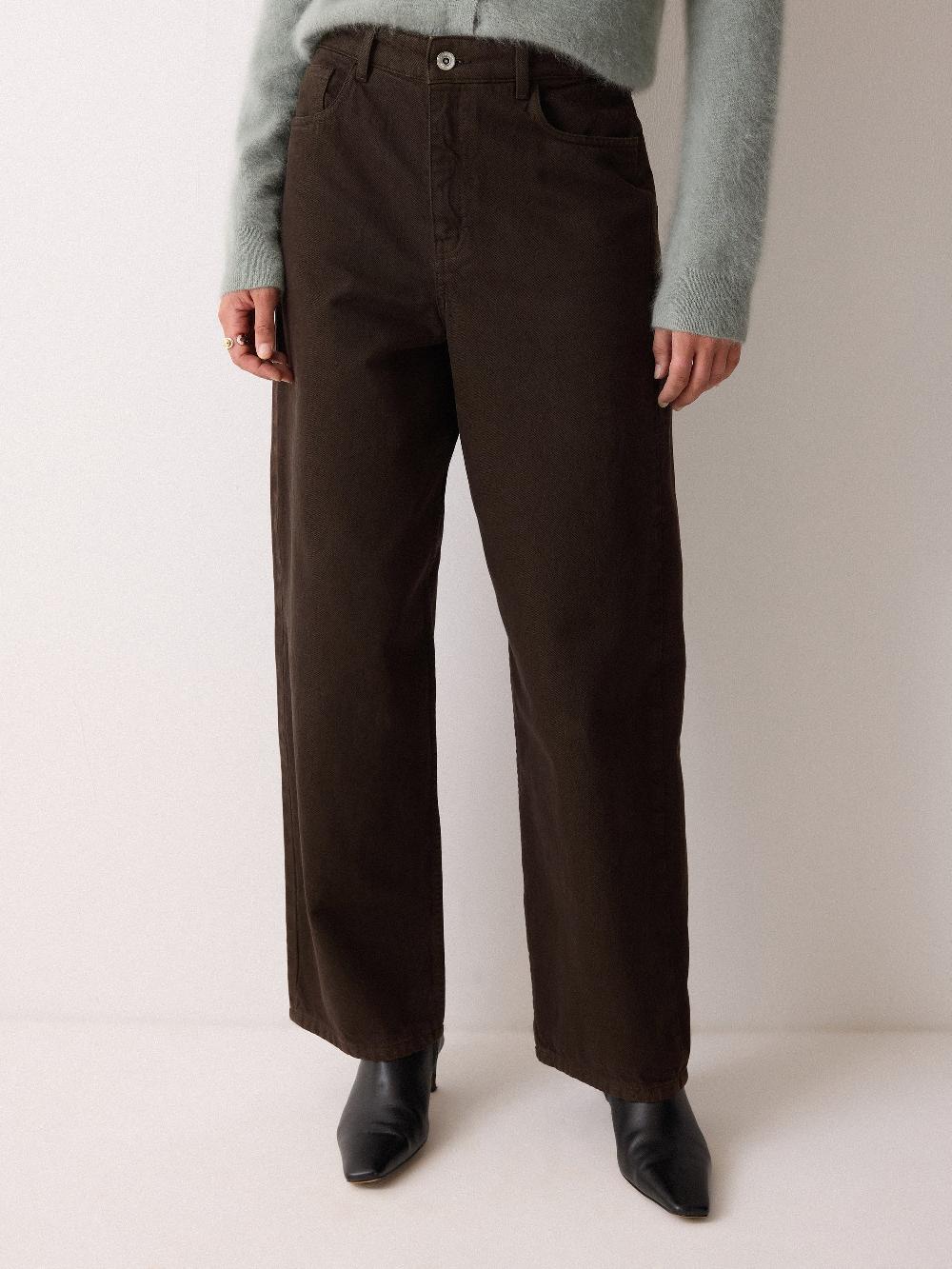 Jigsaw Lucia High Waisted Jean Washed Brown