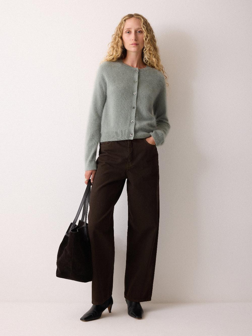 jigsaw Lucia High Waisted Jean Washed Brown