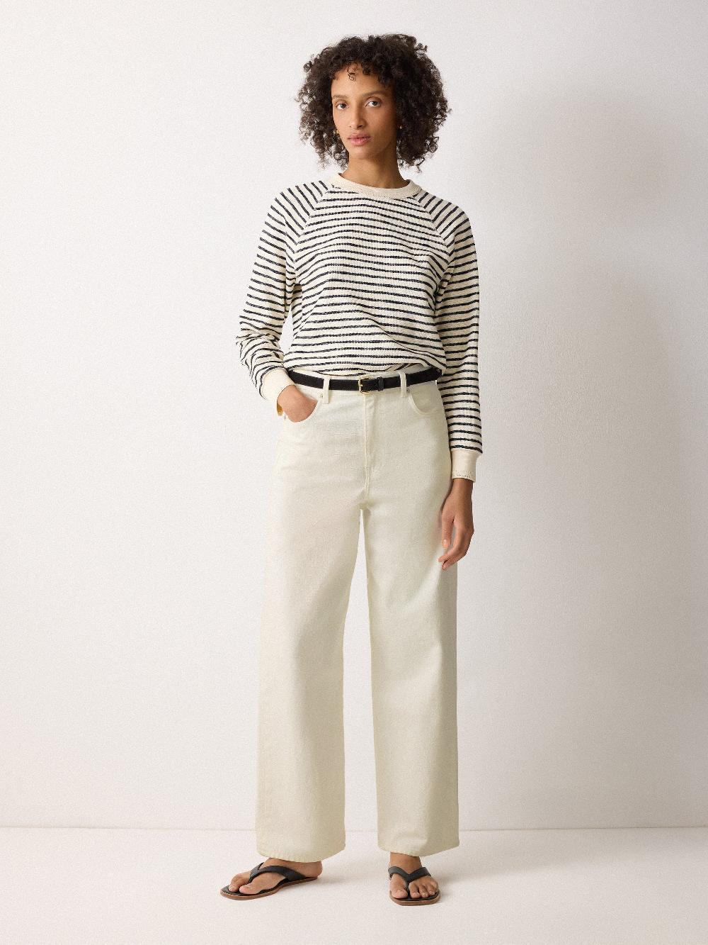 jigsaw Lucia High Waisted Jean White