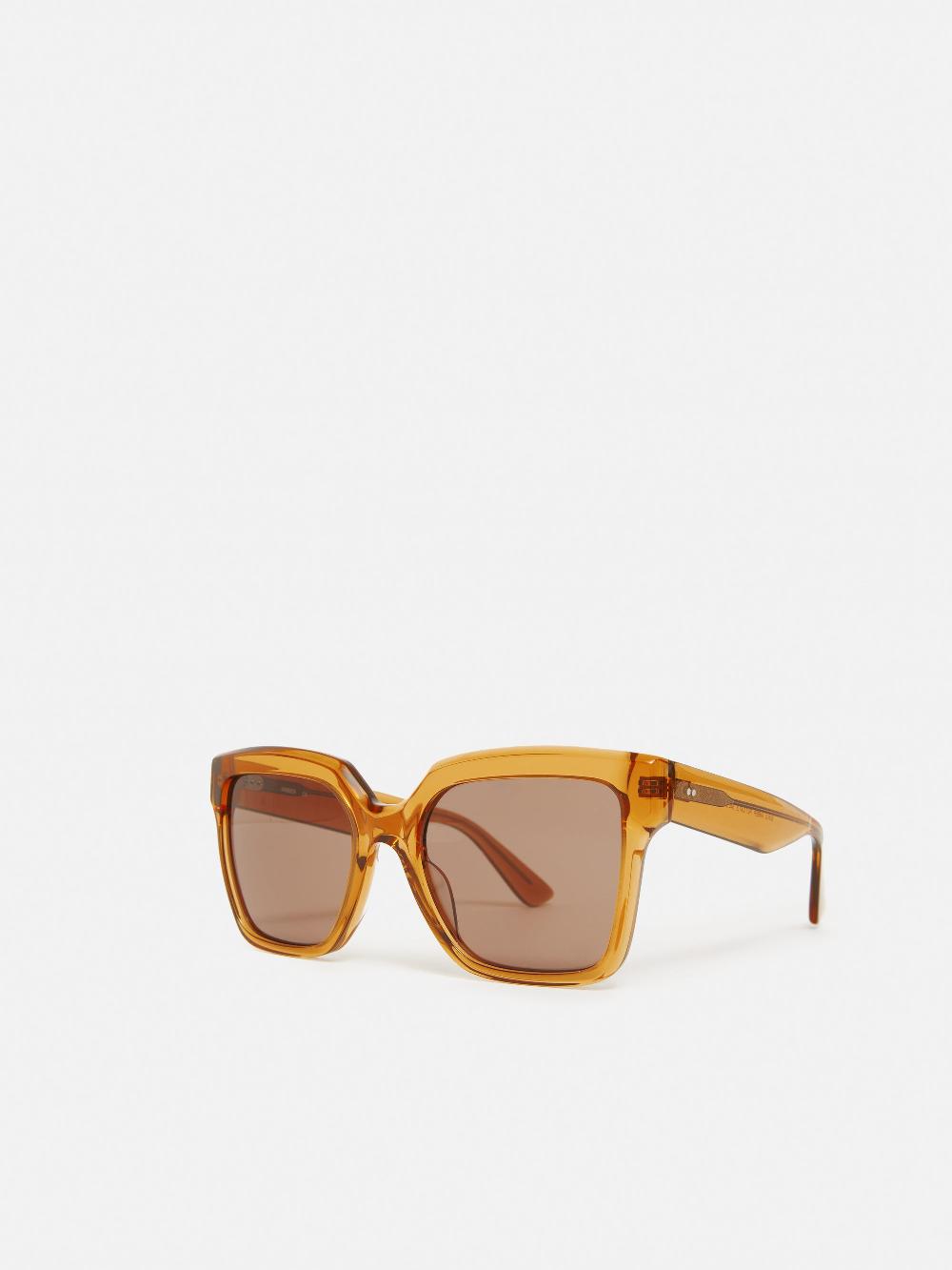 Jigsaw Maldon D-frame Sunglasses Amber