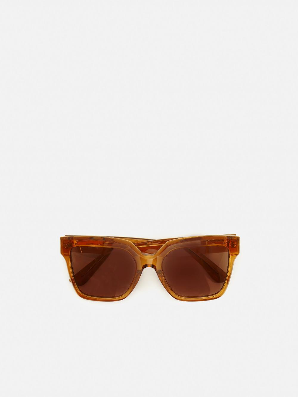 Jigsaw Maldon D-frame Sunglasses Amber