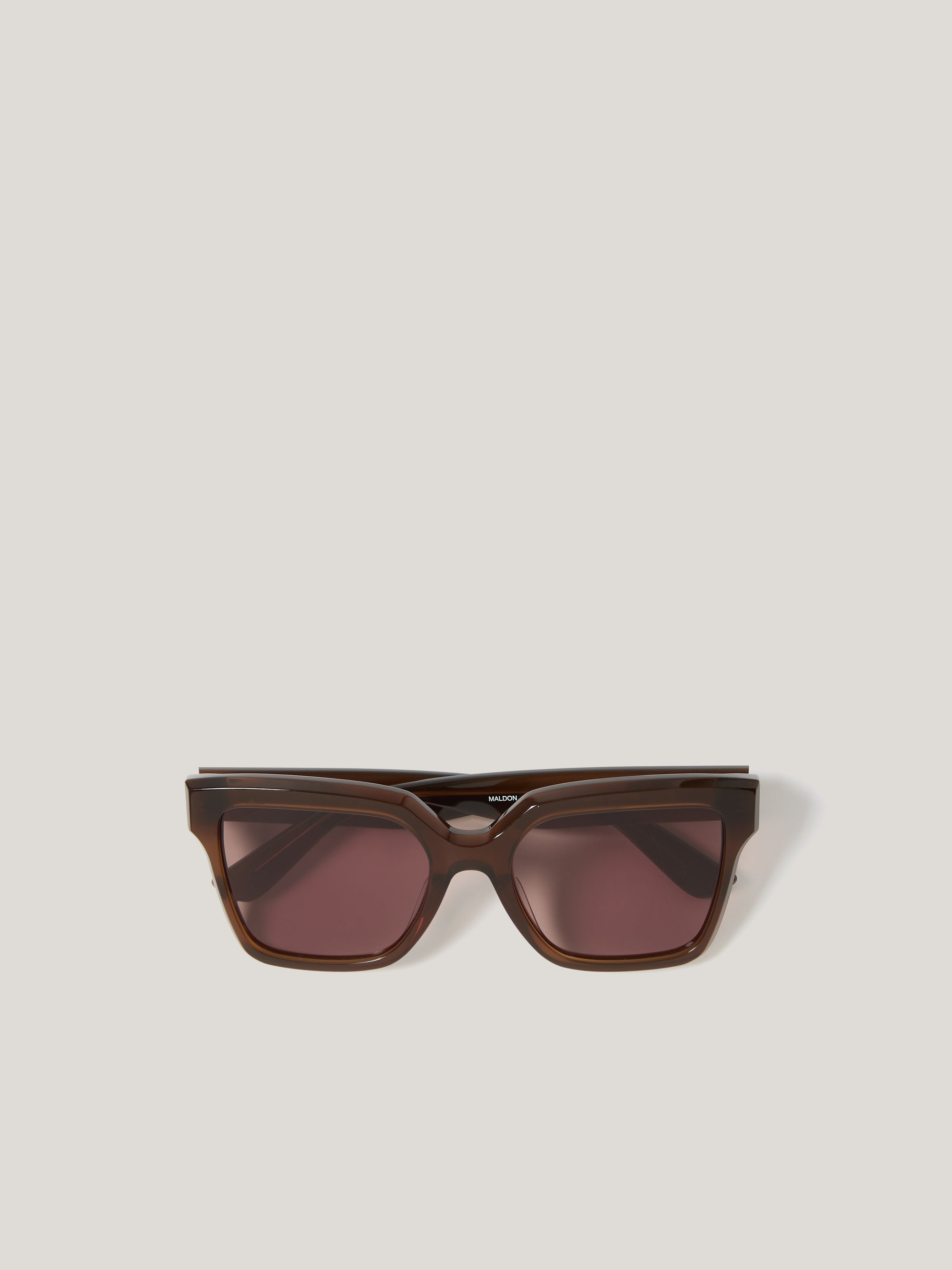 Jigsaw Maldon D-frame Sunglasses Chocolate