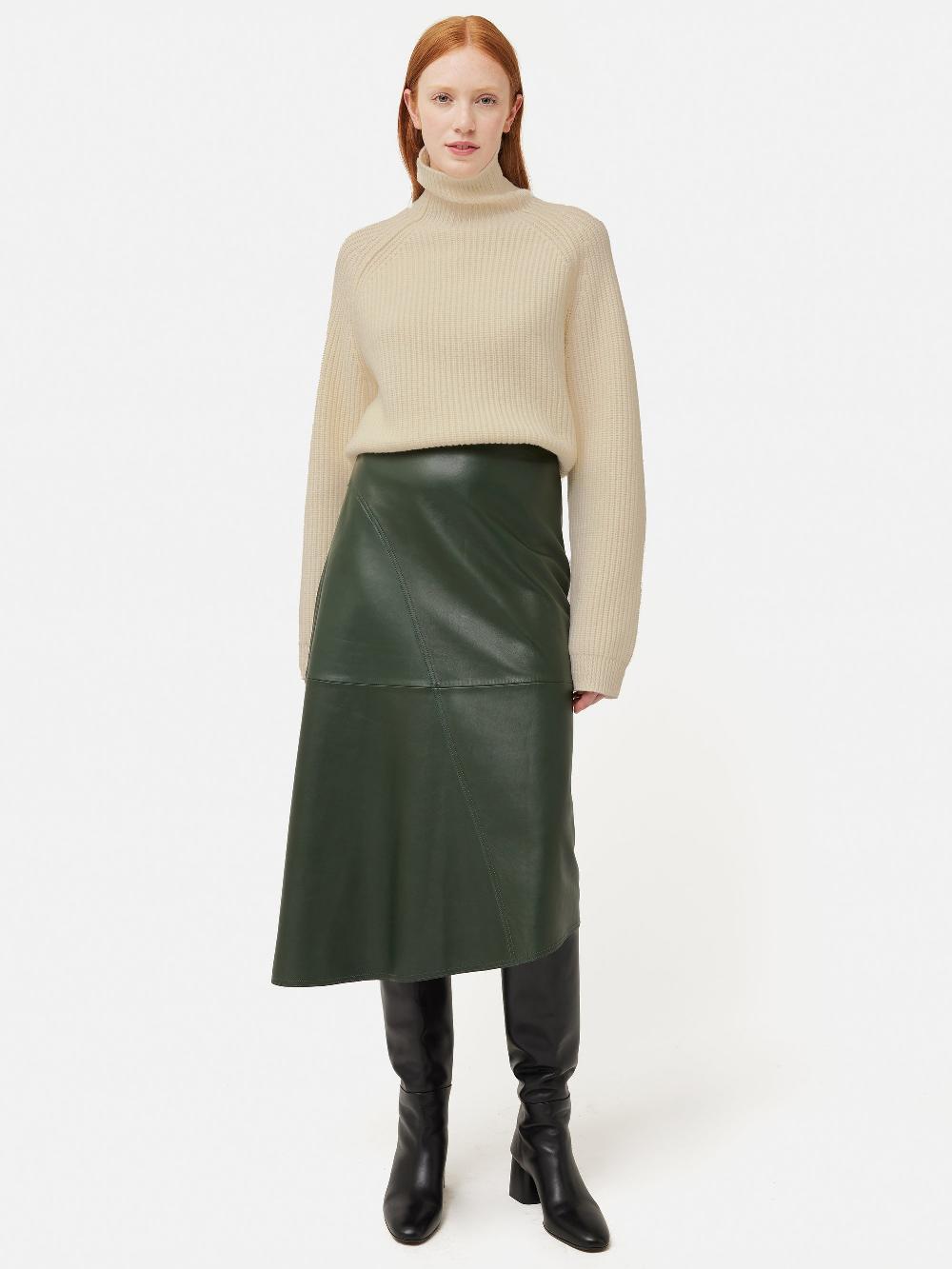 Jigsaw Merino Fishermans Rib Jumper Cream