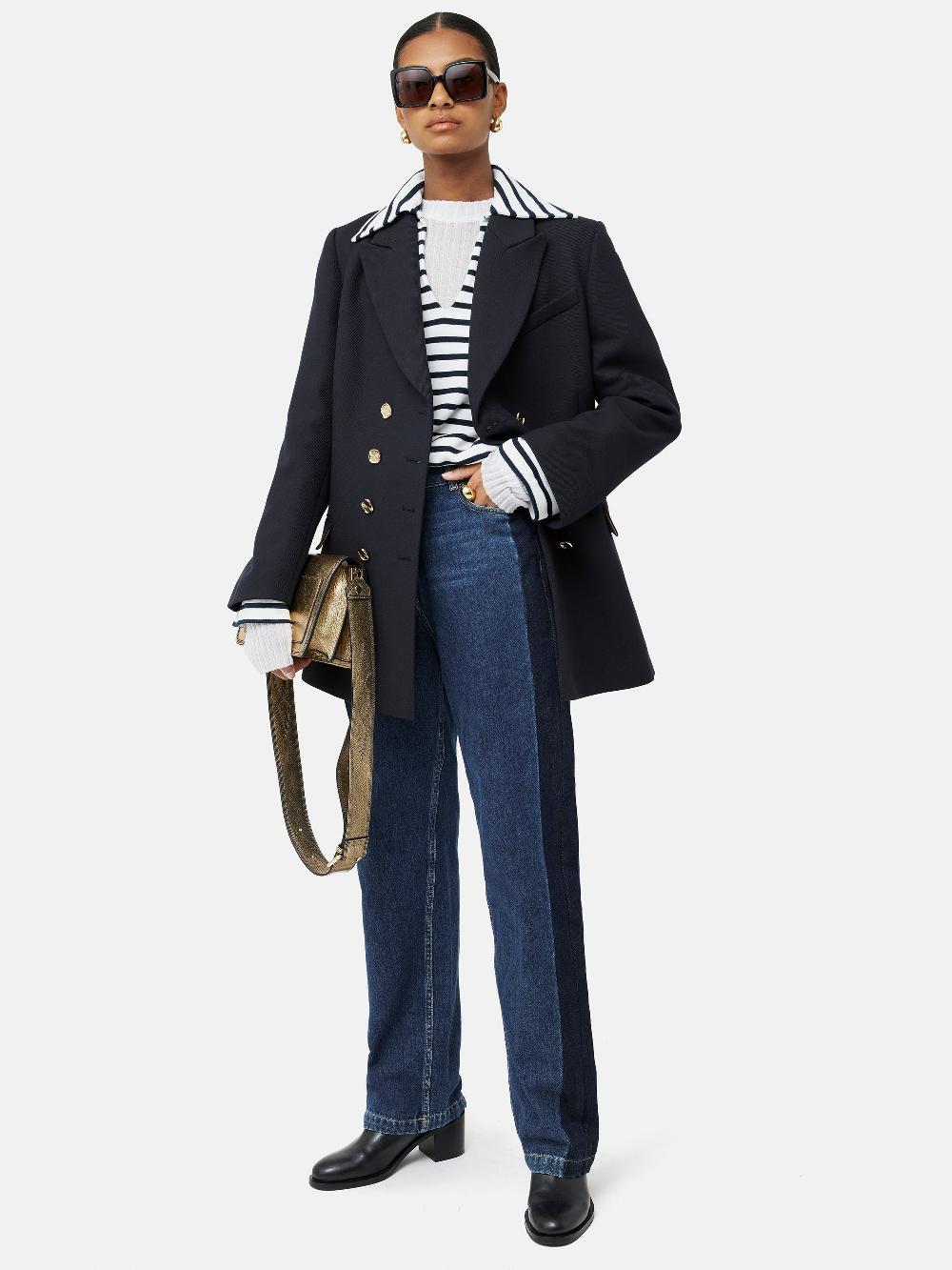 Jigsaw Military Jacket Navy