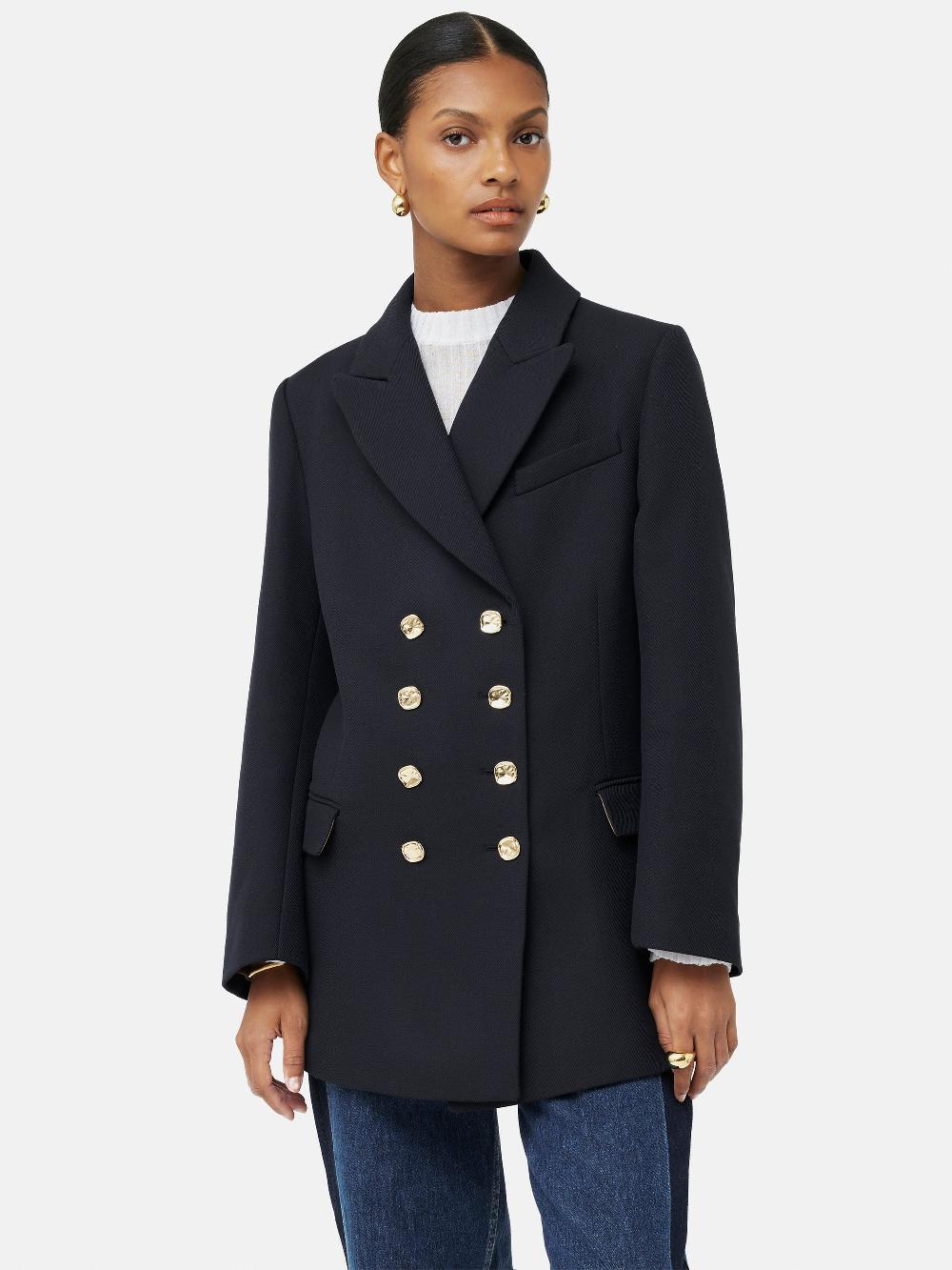 Jigsaw Military Jacket Navy