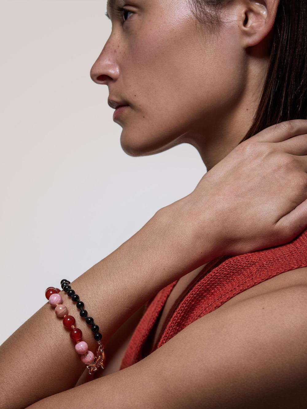 Jigsaw Mixed Bead Bracelets Multi