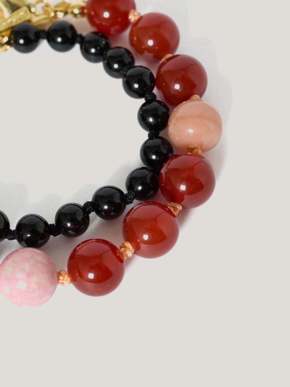 jigsaw Mixed Bead Bracelets Multi