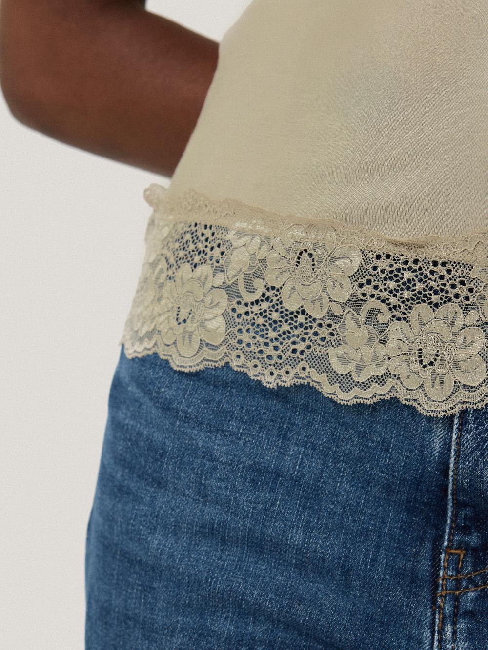 Jigsaw Modal Lace Vest Ash Grey