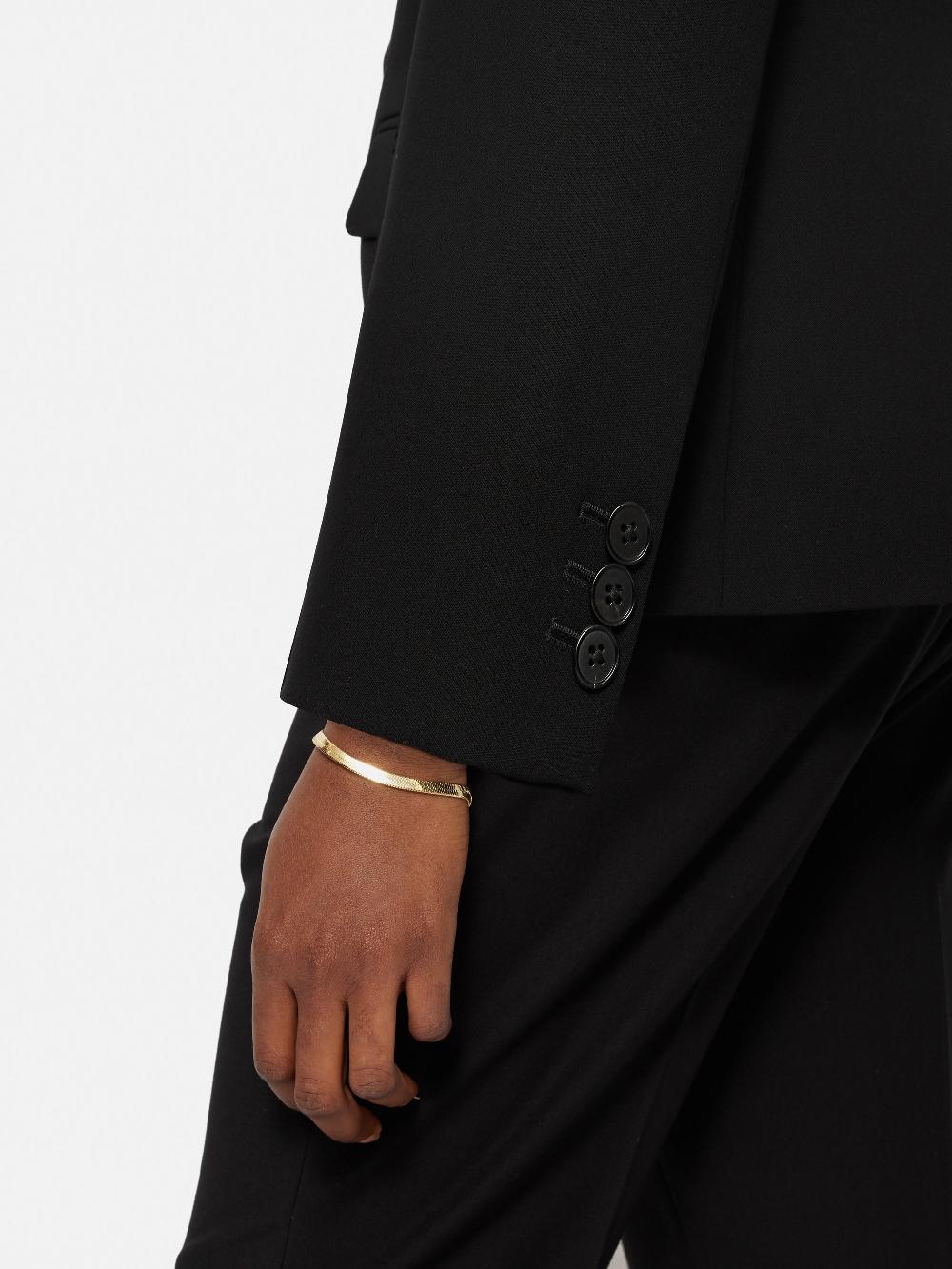 Jigsaw Modern Crepe Brook Blazer Black