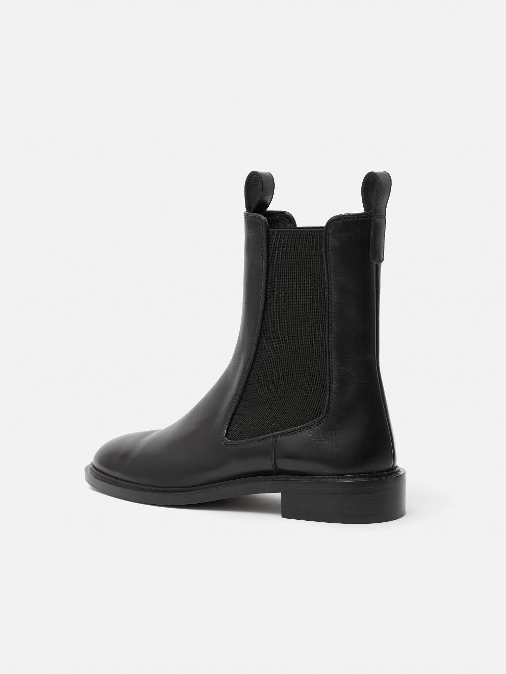 Jigsaw Pembridge Leather Chelsea Boot Black
