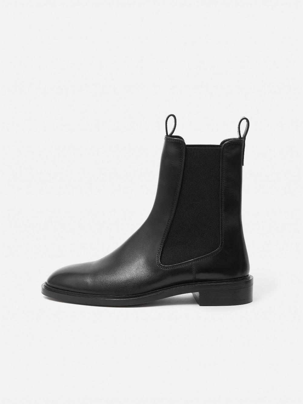 jigsaw Pembridge Leather Chelsea Boot Black