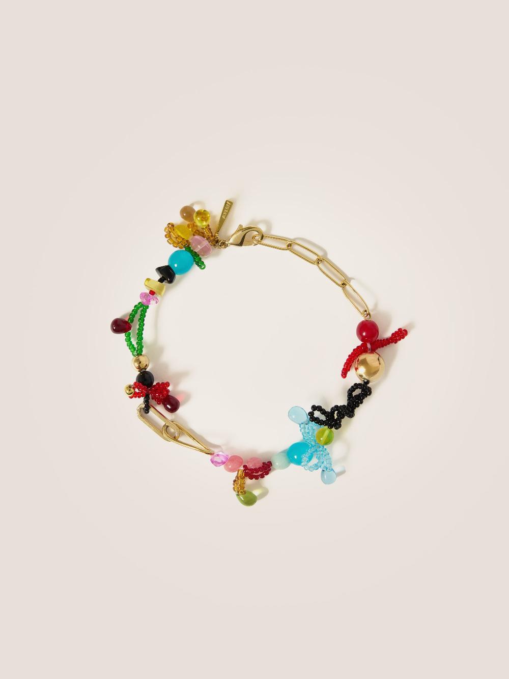 Jigsaw Playful Ditsy Bead Bracelet Multi