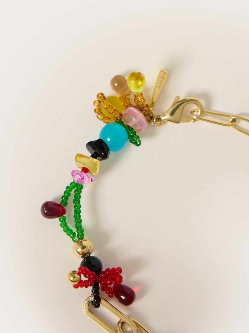 Jigsaw Playful Ditsy Bead Bracelet Multi