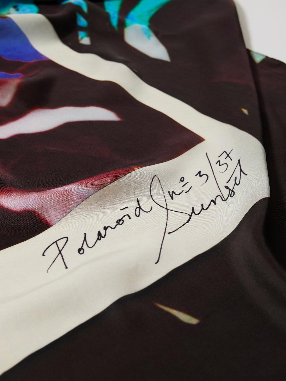 Jigsaw Polaroid Silk Twill Scarf Multi